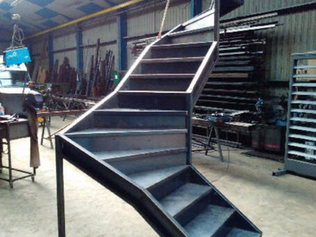escalier quart tournant